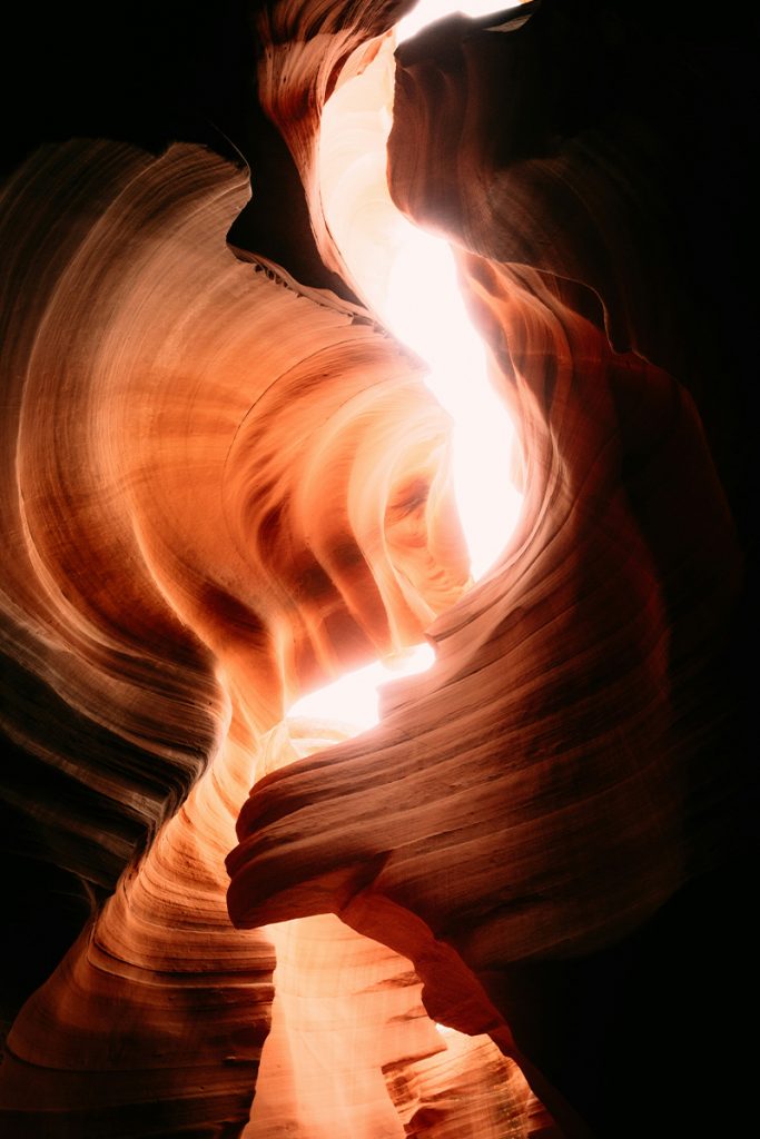 Antelope Canyon, Arizona. Photo by Slava Jamm on Unsplash